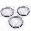 Cup Lid Food Grade BPA Free Plastic Sliding Transparent Replacement Straw Hole Splash Resistant 20oz Skinny Tumbler Cover Home Supplies