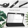 Case for iPad A16 2025 iPad 10th 10.9 with Pencil Holder-[Tri-fold Stand + Auto Wake/Sleep], High-grade Acrylic Case Shockproof