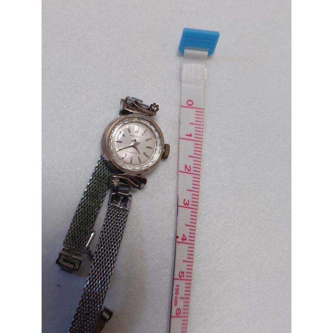 Used Price reduction! SEIKO SOLAR Ladies Antique Junk