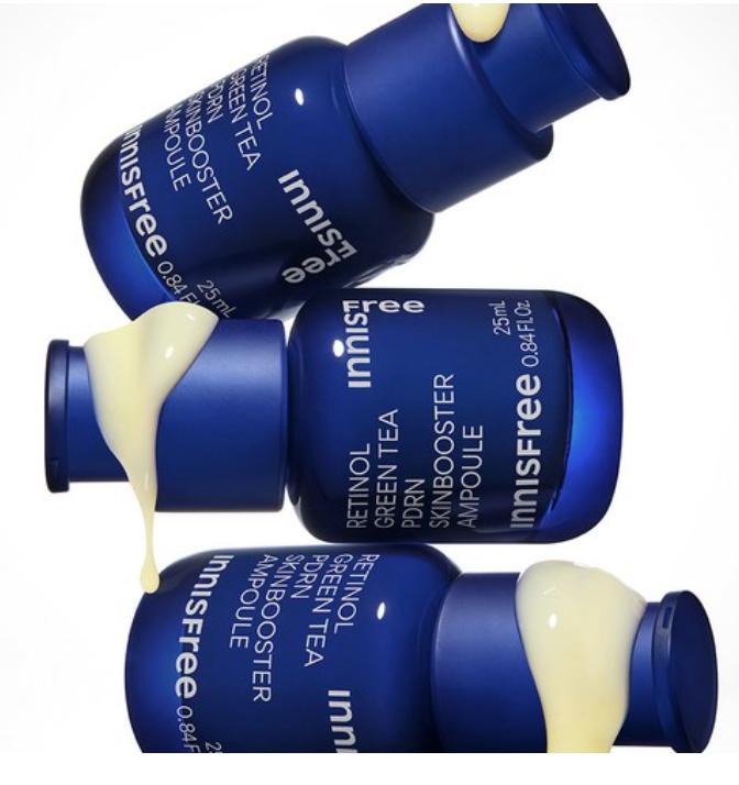 Retinol & Green Tea PDRN Skin Booster Ampoule for Firm, Smooth Skin