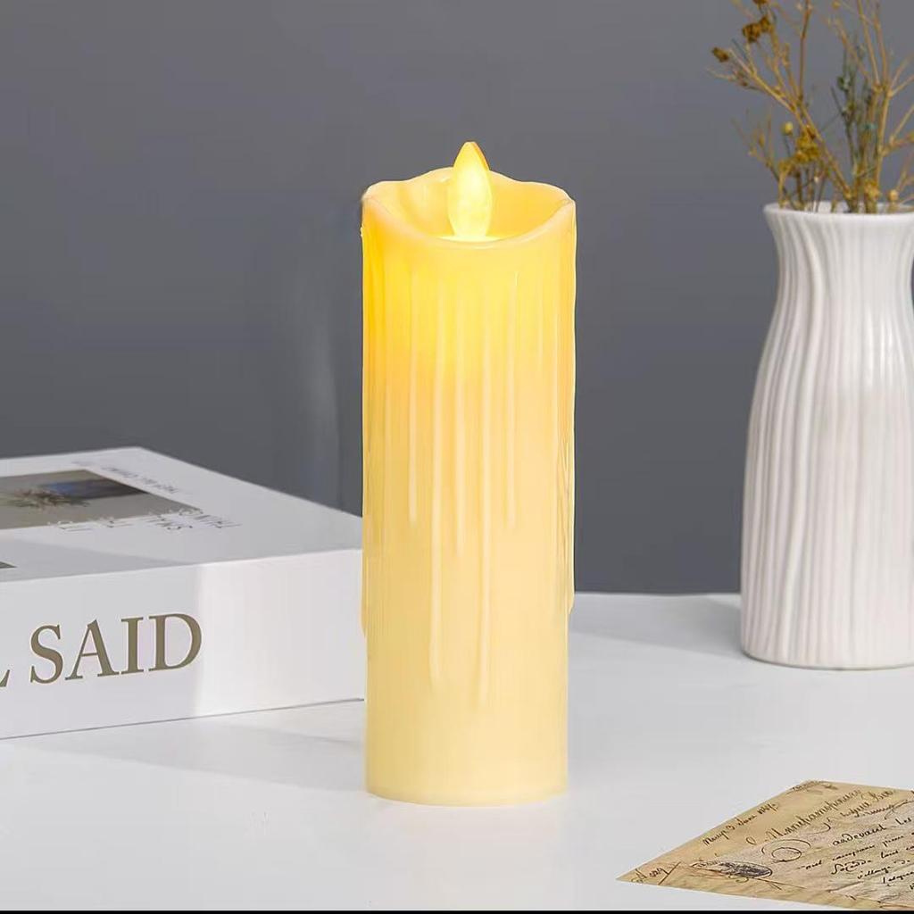 LED Wavy Mouth Face Swinging Candle Light for Wedding, Birthday, Christmas, Concerts