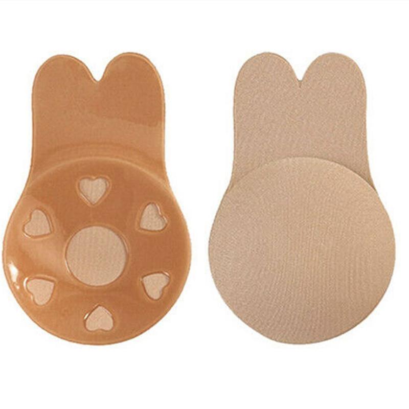 Reusable Women Breast Petals Lift Nipple Cover Invisible Petal Adhesive Strapless Backless Stick On Bra Silicone Breast StickersMakeup