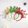 Cute Star Strip Headwear Sweet Glitter Hair Hoop 2026 Happy New Year Headband  New Year Dress Up