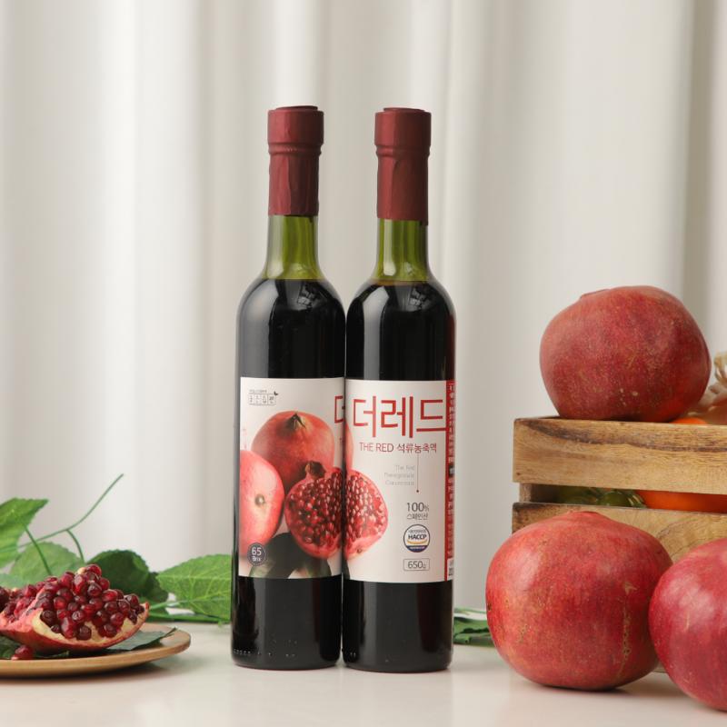 The Red Pomegranate Juice 100% Pomegranate Concentrate, 650g, 1 Unit