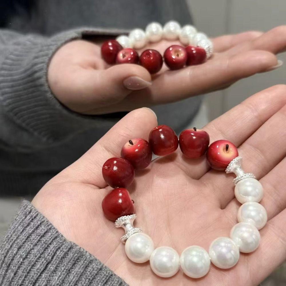 Bransoletka z koralików dopaminowych Letnia biżuteria w stylu boho Akcesoria wakacyjne