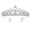 Alloy Rhinestone Birthday Crown Comb Bridal Wedding Party Hair Accessories Children's Performance Rhinestone Headband Crown