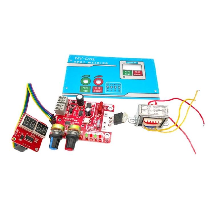 NY-D01 Punktschweißgerät Steuerplatine DIY-Kit zum Schweißen einzelner Zellen Leichtgewicht
