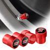 ST Logo Car Tire Valve Bolt-in Wheel Valve Stem Dust Cap Cover Accessories For Ford Fiesta Focus Mondeo Kuga Ranger Ecosport 4Pc