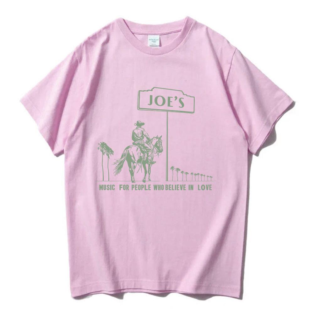 Joe's Marquee T-Shirt Joe Jonas Sänger Druck T-Shirt Baumwolle Kurzarm Herren T-Shirts Sommer Rundhals Herren T-Shirt Grafik Tops