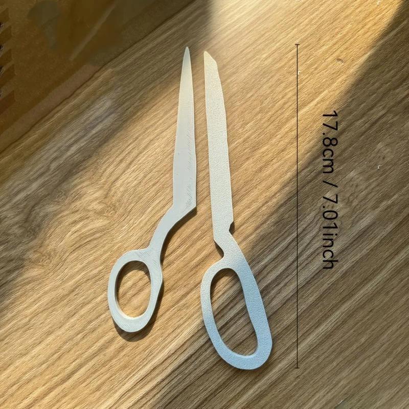 2 Pcs Creative Scissors Shaped Hair Sticks Non Slip Hold Cool Unique Design For Daily Wear Party Cosplay Hair Accessories