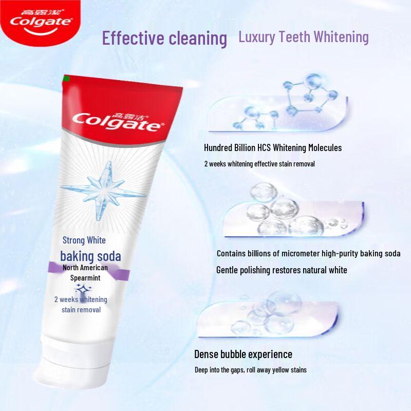 Colgate Power White Baking Soda Whitening Toothpaste 6-Pack