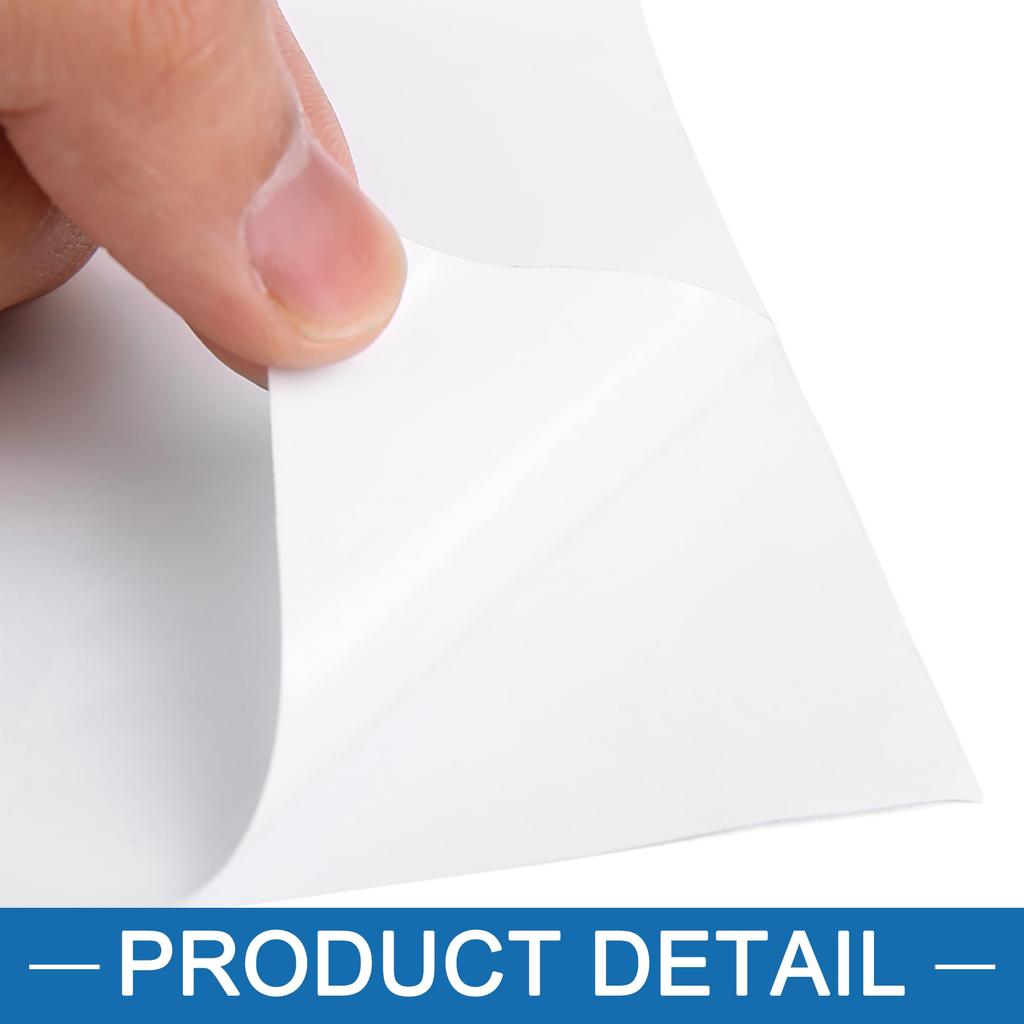 ABSOPRO Gloss White 152cm X 60cm Car Film Wrap Sticker White Bubble-Free Self-Adhesive Vinyl,