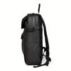 Large Solid Color Oxford Business Backpack - Spacious Commuter Bag with Waterproof Laptop Compartment
