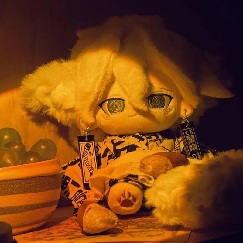 Stuffed 20cm Anime Game Danganronpa V2 Reload Nagito Komaeda Kawaii Figures Plush Dress Up Cotton Doll Toys for Kids Decor Gift