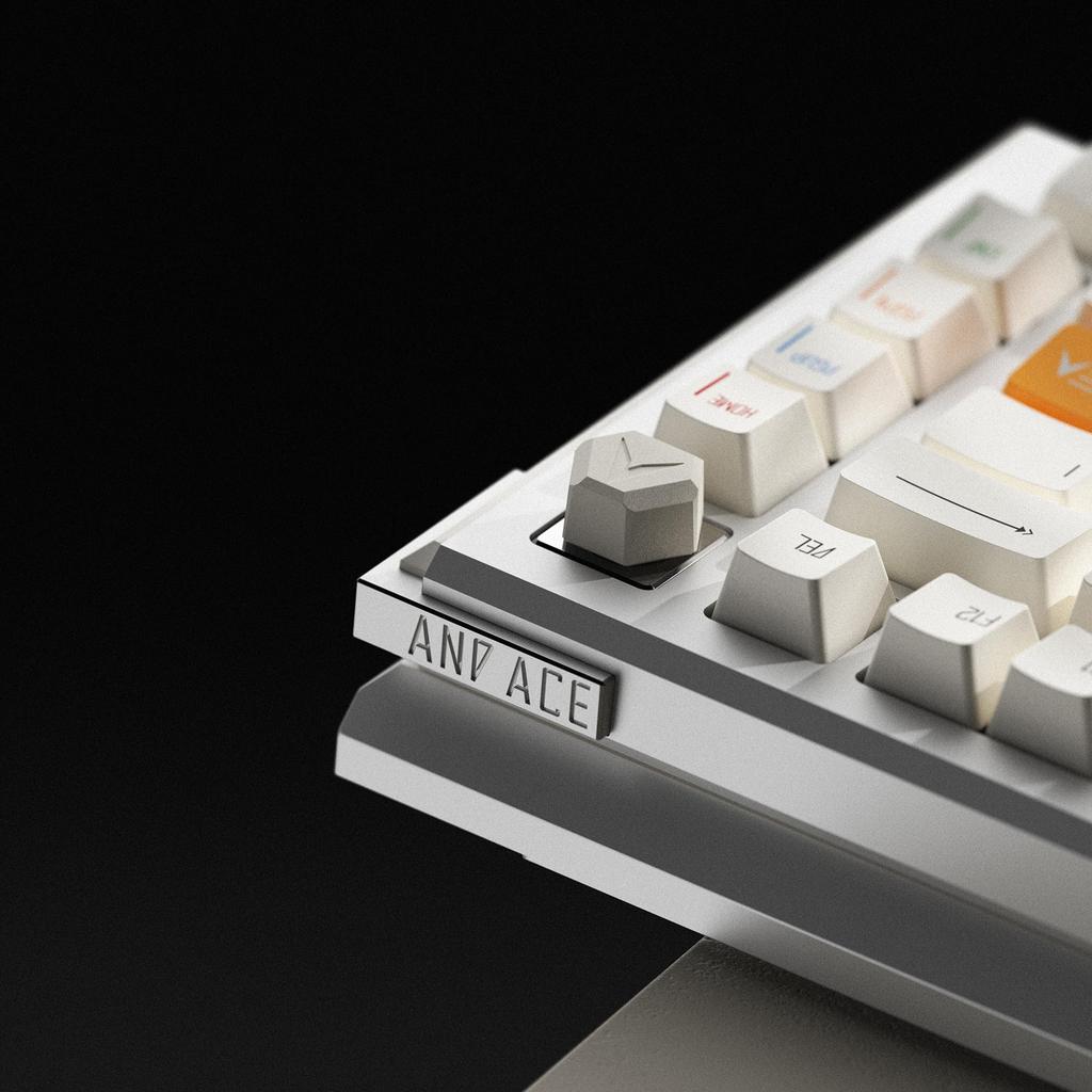 DrunkDeer A75 Ultra Rapid Trigger eSports Gaming Keyboard with Magnetic Switches Adjustable Actuation RT Plus RT Match 8K White Qian Switch Keyboard,