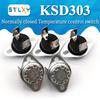 1PCS KSD301 KSD303 10A 45 ~ 150 C Degrees Celsius Manual Reset Thermostat Normally Closed Temperature Switch Temperature Control