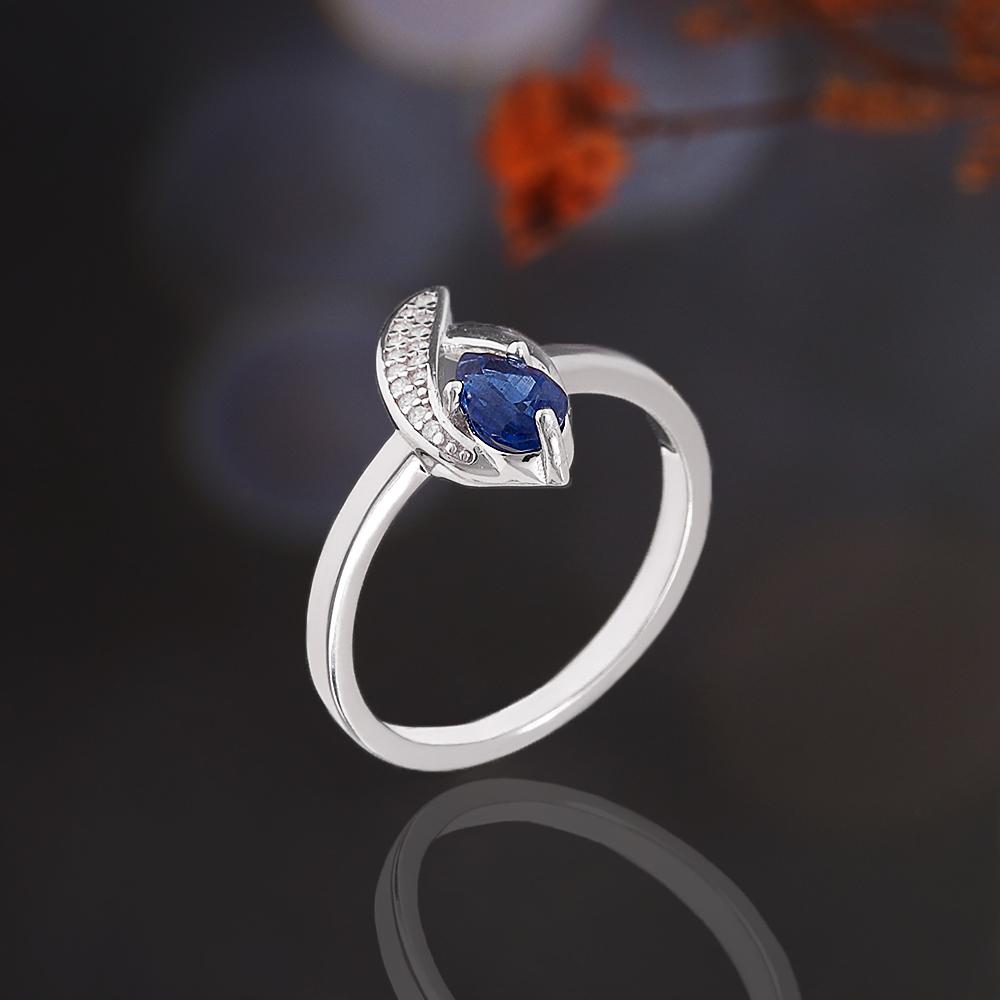 Gorgeous Natural Pear Kyanite Ring Earrings Necklace Set 925 Sterling Silver Real Gemstone Fine Jewelry for Women's Banquet Gift