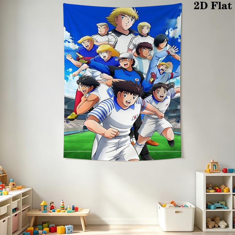Captain Tsubasa New Adventure Bedding 1 Duvet Cover 2 Pillowcase Without Core Duvet Cover And Pillowcase Soft And Comfortable Bedding Set