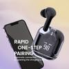 Transparent TWS Wireless Earbuds, Stereo Headphones, Sports Headphones, 8D Sound Quality, Dolby Sound Effect, Compatible with All Smartphones