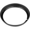 Gloss Black Motorcycle 7" Headlight Lamp Trim Ring Light Bezel Cover For Harley Touring Road King Electra Glide Street Glide Tri Glide