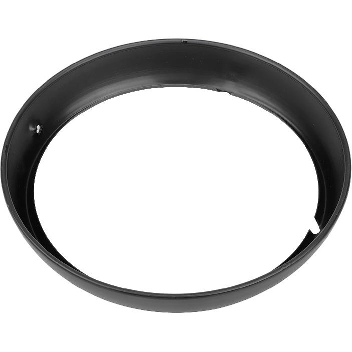 Gloss Black Motorcycle 7" Headlight Lamp Trim Ring Light Bezel Cover For Harley Touring Road King Electra Glide Street Glide Tri Glide