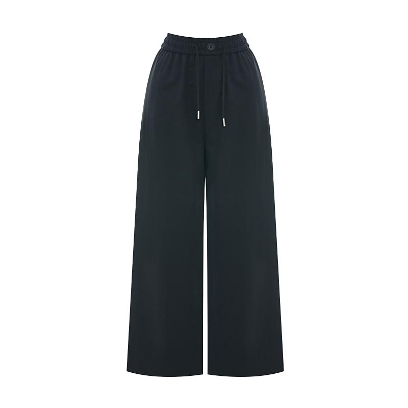 SELLY'S One-Button Elastic Wide Pants_I6C-Cpt002