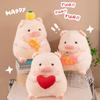 Super cute koi pig doll plush toy little girl cloth doll cute pig doll birthday gift
