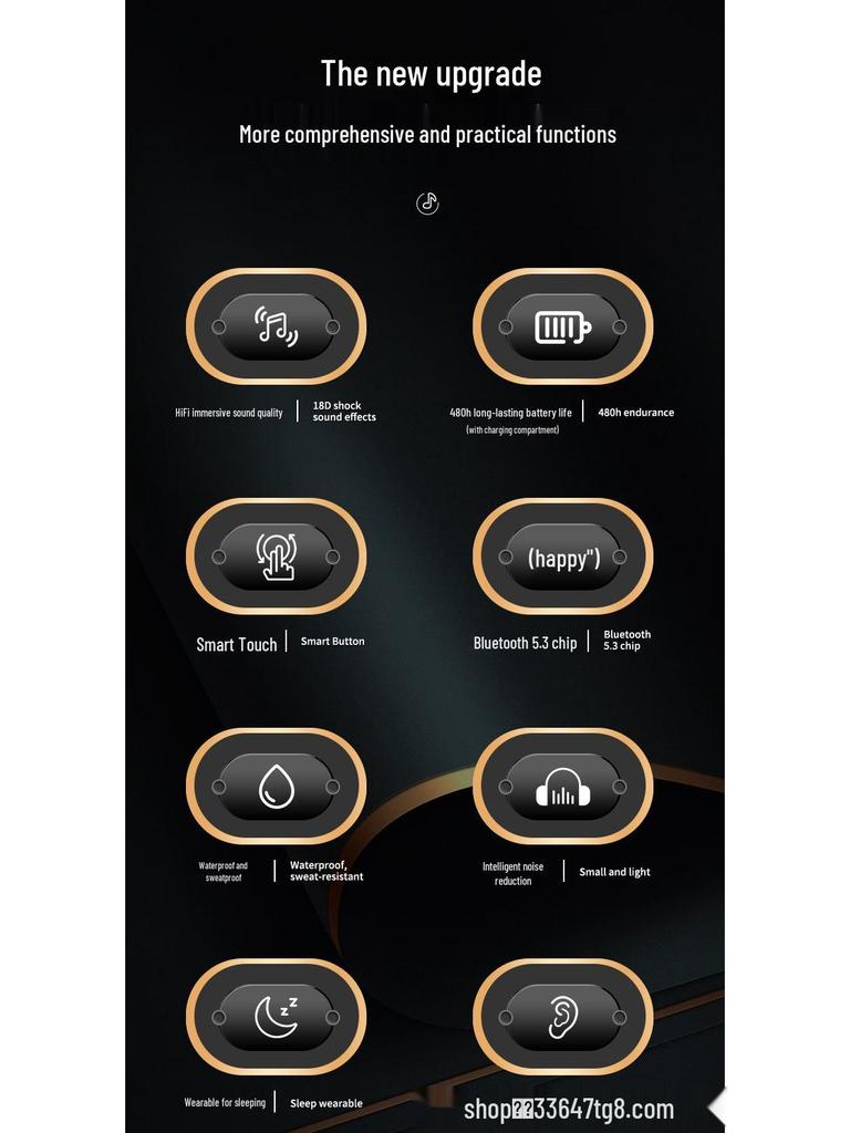 SK18 Bluetooth Earphones: Patent In-ear Ultra-small Mini Wireless