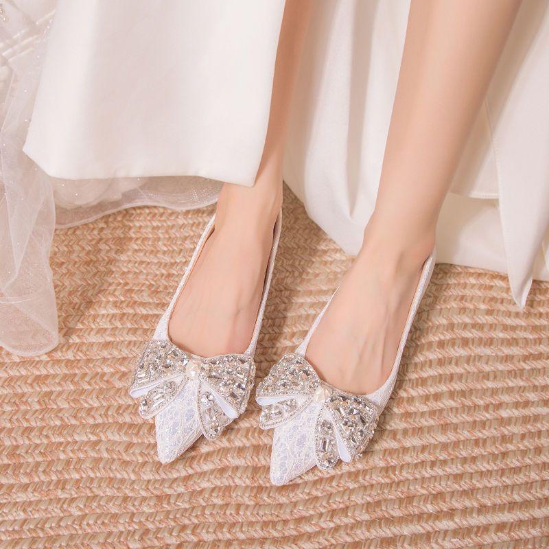Fashion Versatile Bridal Shoes Wedding Dress Two Wear Middle Heel Bridesmaid Shoes 2025 Spring and Summer New Daily Wear Single Shoes Women