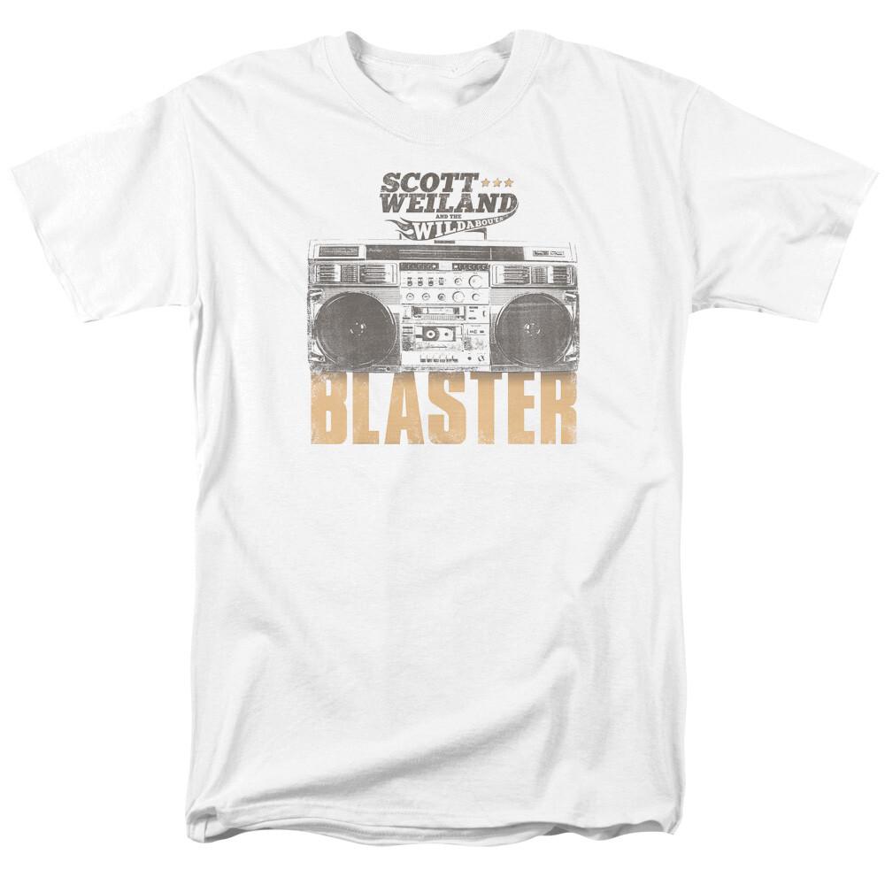 Scott Weiland and The Wildabouts Blaster T Shirt Licensed Rock N Roll Tee White S