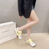 Sandals women's summer outer wear new mesh breathable hollow versatile, not tired feet little white shoes