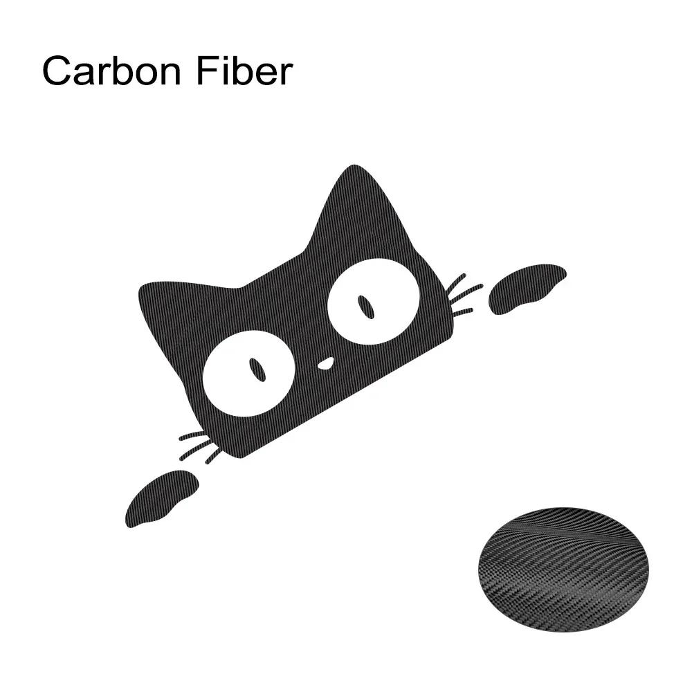Car Sticker Motorcycle Surprise Cat Peeking Sticker Funny Vinyl Decals Waterproof Window Cute Decor Auto Accessories 12x5CM