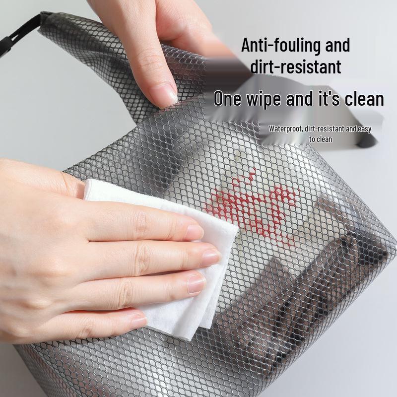 Large Capacity Toiletry and Skincare Travel Bag with Snap Closure