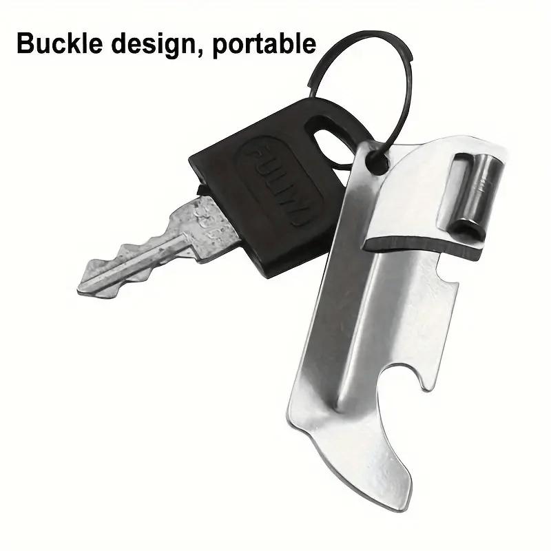 5Pcs Versatile Outdoor Folding Bottle Opener A Portable Can Opener Tool for Camping and Hiking