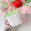 Plush Strawberry Storage Bag Skin-Friendly Kawaii Earphone Pouch Plush Coin Purse Kawaii Cute Zipper Pouch For Daily Use Girls