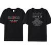 Retro Men's AC-DC Printed Black Cotton Shirt Men's Comfortable Casual Street Popular Hell's Bell T-shirt Man Clothes Top Tees