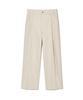 Mimdeowodeulobeu Age One-Pleat Denim Pants_Cream