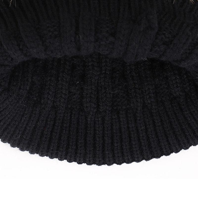 Cute Double Wool Pompom Baby Hat Children Cap Warm Autumn Winter Hats For Kids Boys Girls Knitted Warmer Beanie Caps Bonnet