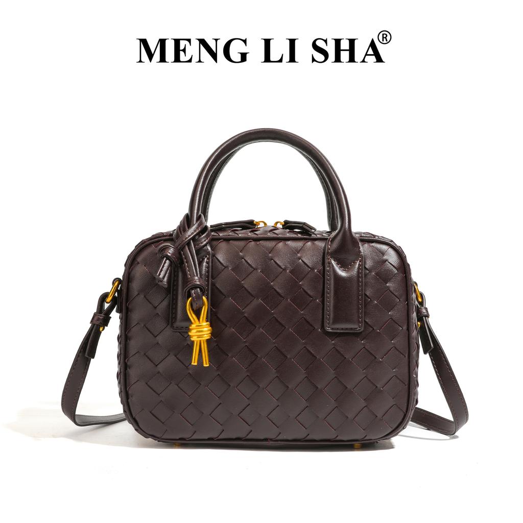 Popular Handmade Woven Bag, Simple and Versatile, One Shoulder Crossbody Boston Bag, Commuting Large Capacity Hand-held Women's Bag