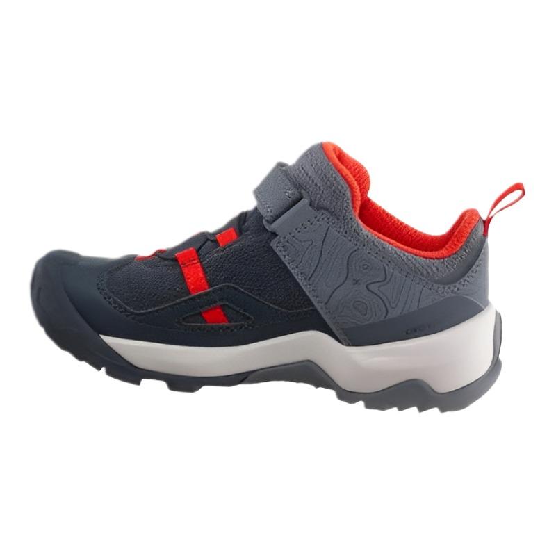 

DECATHLON Crossrock Mountain Hiking Non-Slip Low Top Kids Outdoor Shoes Black Red Kids 31