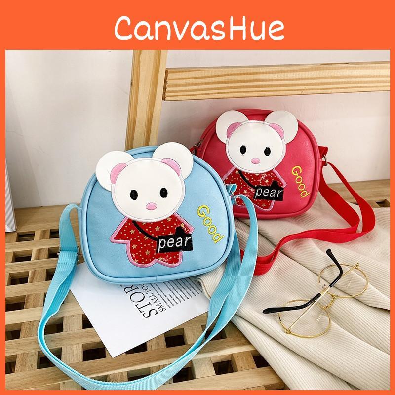 And Mouse Rabbit Shoulder Bag Adjustable Shoulder Strap Childrens Zipper Design
