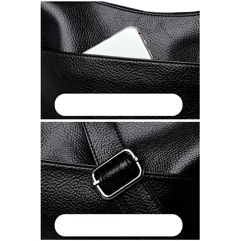 Women's Bag Handbag Fashionable Middle-aged Mother Bag Shoulder Bag Solid Color Ladies Handbag Messenger Bag