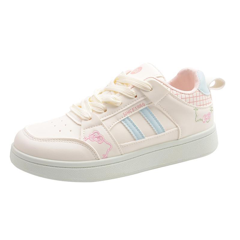 Hong Kong Style Original Niche Bread Shoes Women's Ins Tide~ 2025 Autumn New Board Shoes Student Versatile Casual Little White Shoes