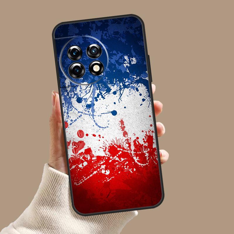France National Flag Case For OnePlus Nord CE 3 Lite CE4 2 2T N10 N20 N30 OnePlus 12 11 9 10 Pro 8T 10T 12R Cover