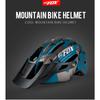 Bicycle Helmet MTB Mountain Bike Integrated Forming Riding Helmet with Warning Light Safety Helmet