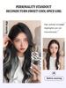 One Piece U-Shaped Hair Extensions Piece Long Wavy Curly Hairstyle Synthetic Highlight Gray Hairpieces Heat Resistant