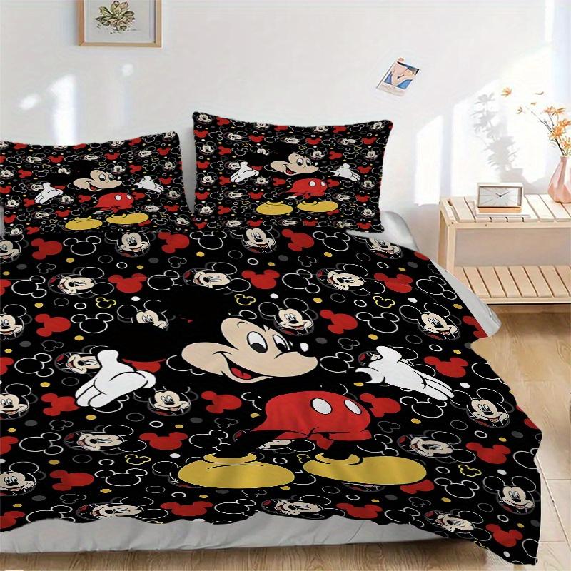 

3 шт. Набор постельного белья Disney с Микки Маусом Включает 1 пододеяльник и 2 наволочки, Удобное постельное белье F060 135x200cm