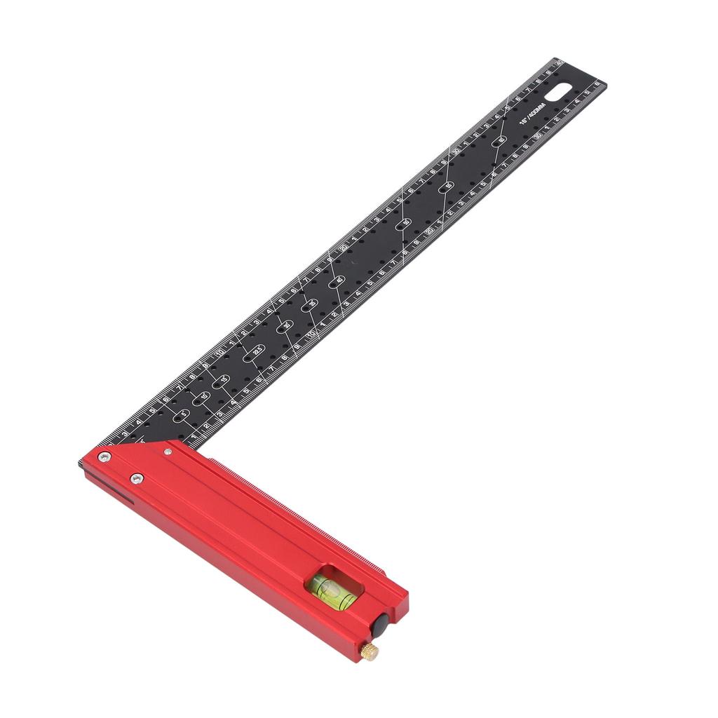 Combination Framing Square 40cm 16 Inch 5 To 90 Degree Adjustable Square Multi Angle Measuring Ruler
