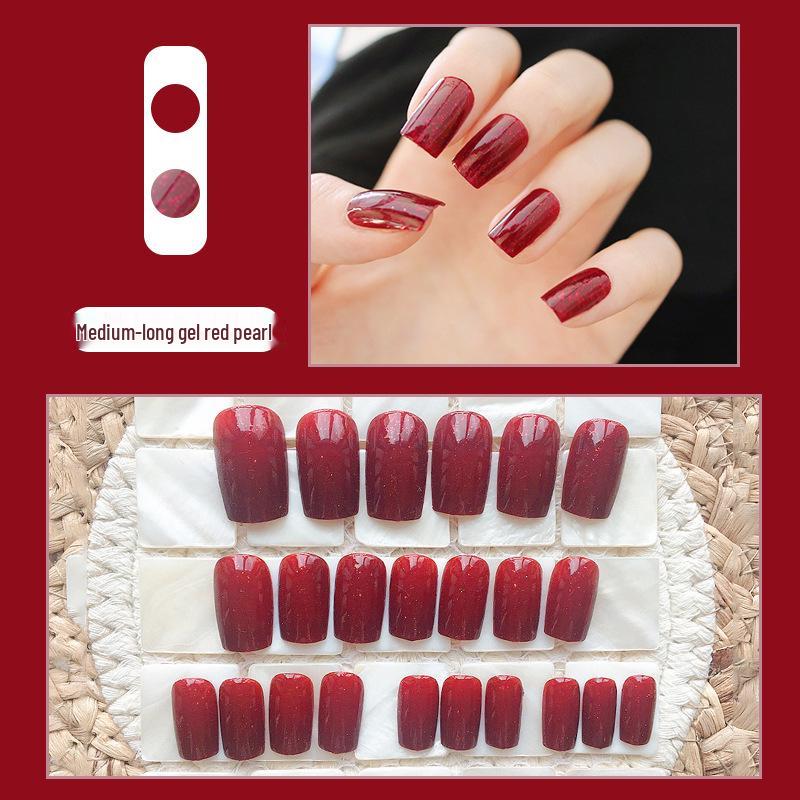 Press-On Removable Fake Nails - Fashionable Manicure Nail Tips