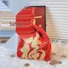 Red Auspicious Year of the Horse Knitted Wristlet Handbag - Joyful Souvenir for Weddings & Housewarming